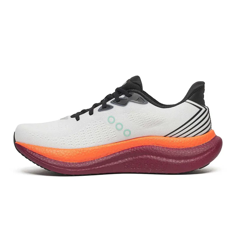 Saucony Triumph 23 Mens Road Running Shoes - White Crimson-5