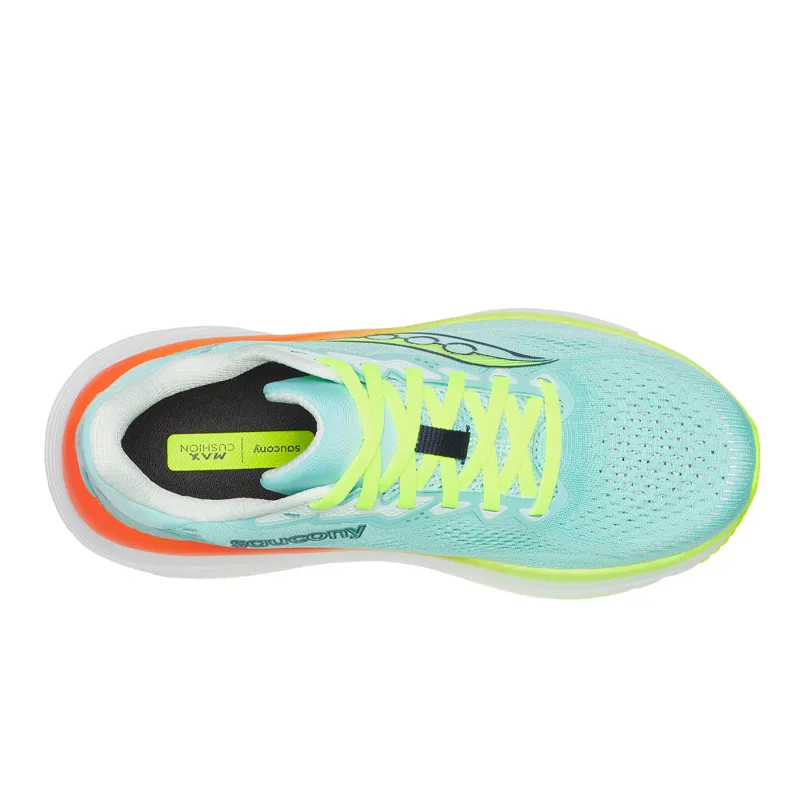Saucony Guide 19 Womens Road Running Shoe - Splash Citron-3