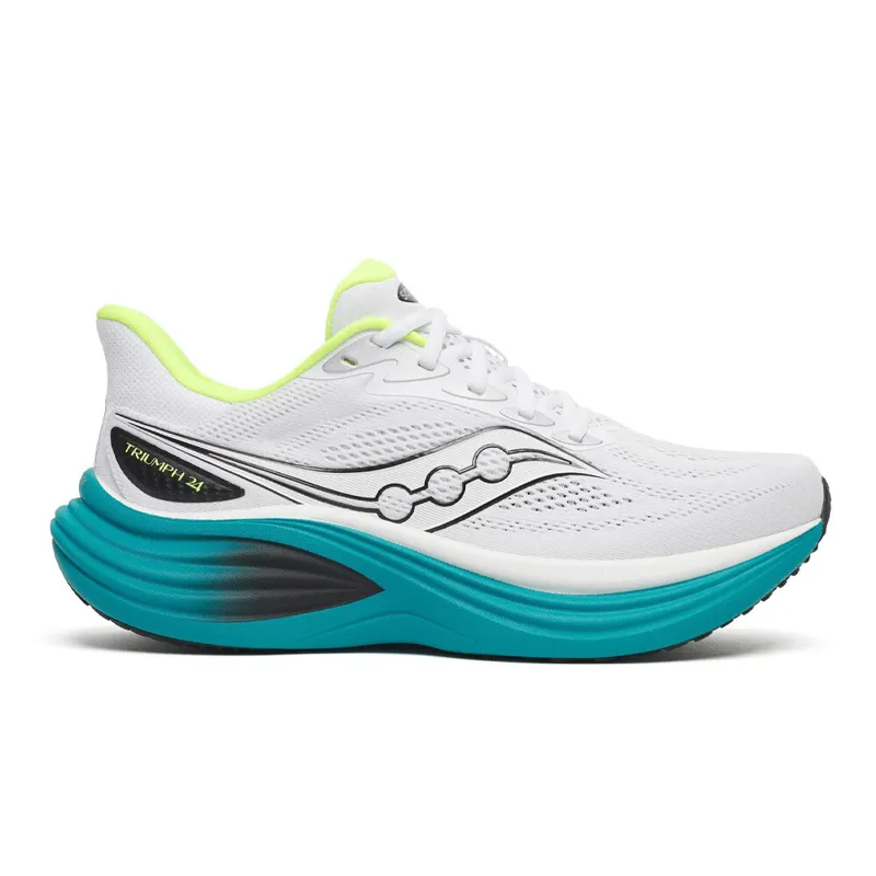 Saucony Triumph 24 Road Running Shoes - Tranquil Blanc