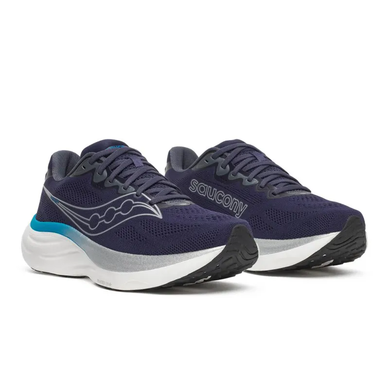 Saucony Ride 19 Men's Road Running Shoes - Naval Cobalt-4