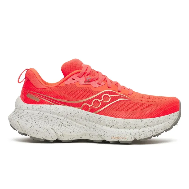 Saucony Guide TR Womens Supportive Mixed Terrain Running Shoe - Vizired Gold Rouge
