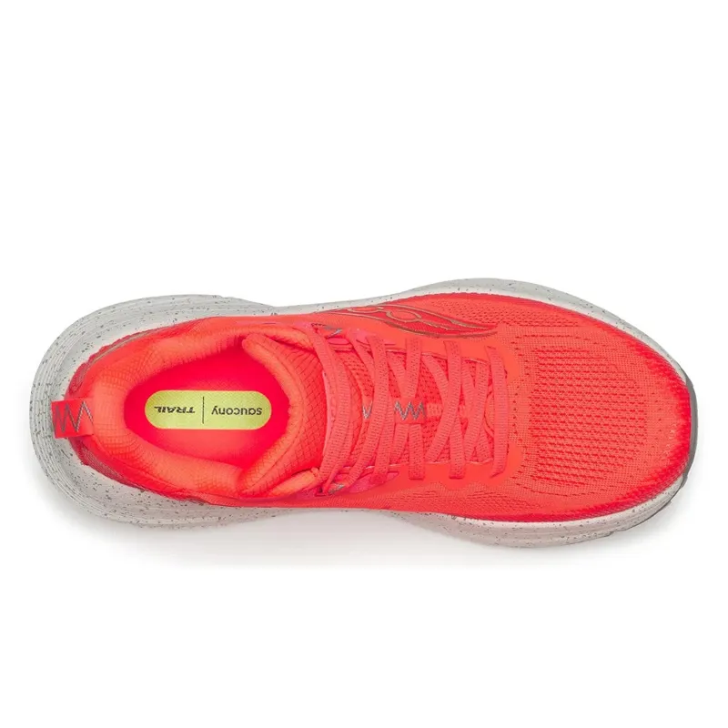 Saucony Guide TR Womens Supportive Mixed Terrain Running Shoe - Vizired Gold Rouge-4