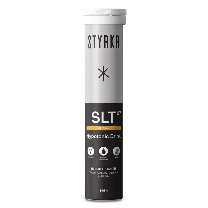STYRKR - SLT07 Citrus Sodium Hydration Tablets X6 Black 1000mg