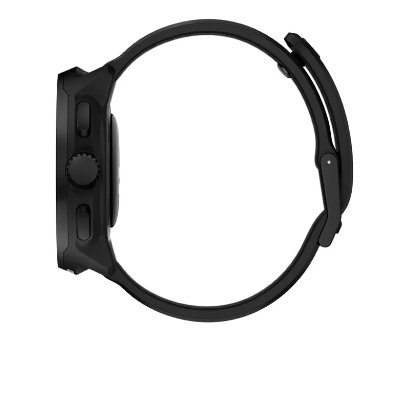 Suunto Run GPS Running Watch Silicone Strap - All Black-1