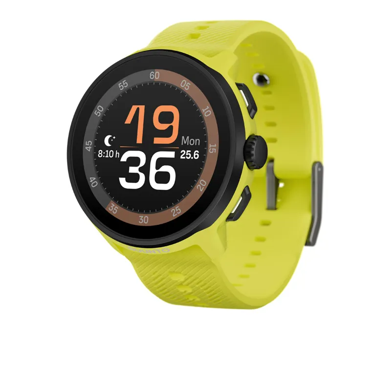 Suunto Run GPS Running Watch Silicone Strap - Lime