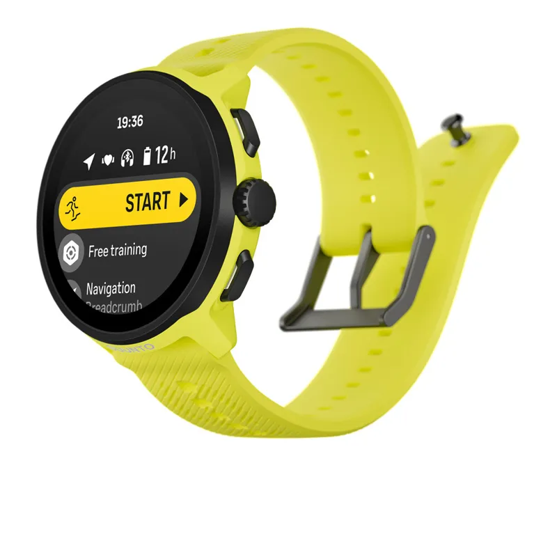 Suunto Run GPS Running Watch Silicone Strap - Lime-2