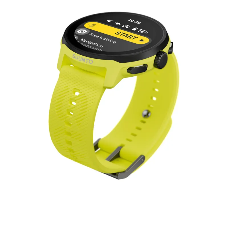 Suunto Run GPS Running Watch Silicone Strap - Lime-3