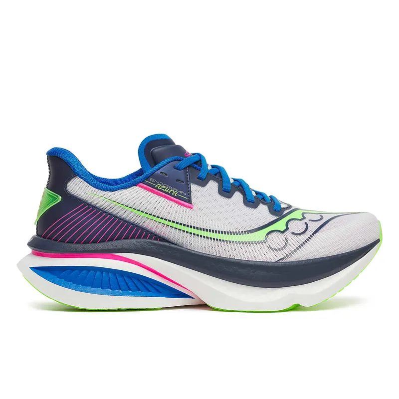 Saucony Endorphin Azura Mens Road Running Shoe - White Navy 