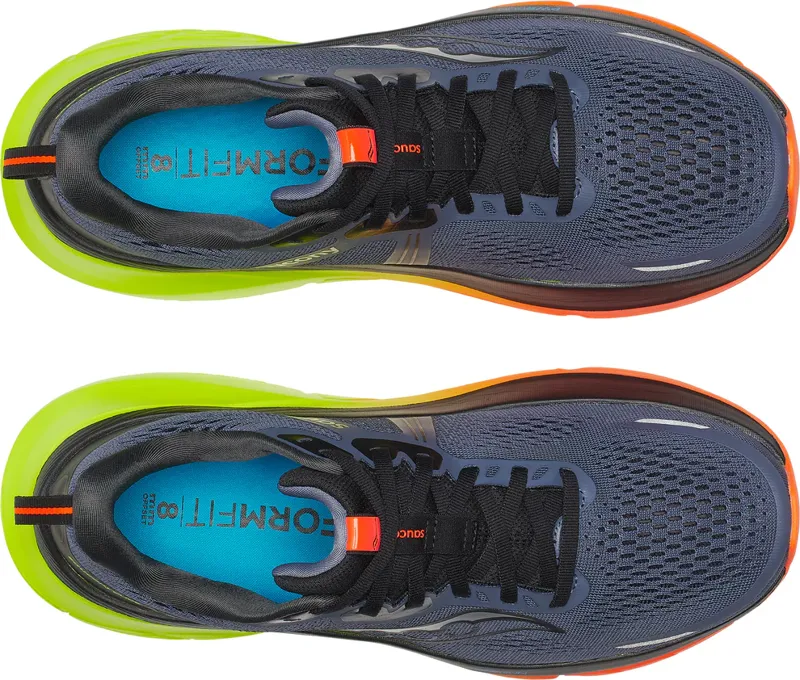 Saucony Guide 18 Mens Support Road Running Shoe - Shadow Vizi-2