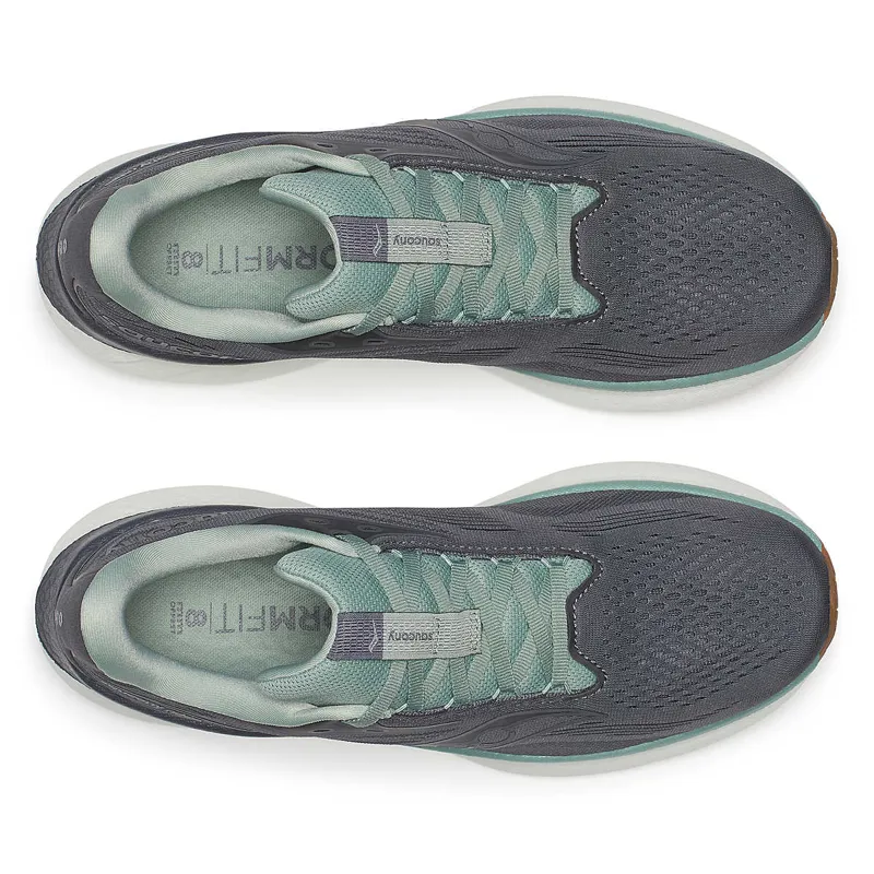  Saucony Ride 18 Mens Road Running Shoe - Carbon Iceberg-2