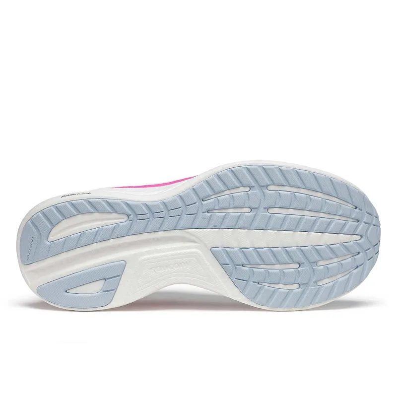 Saucony Ride 18 Womens Road Running Shoe Navy/Fuchsia-5