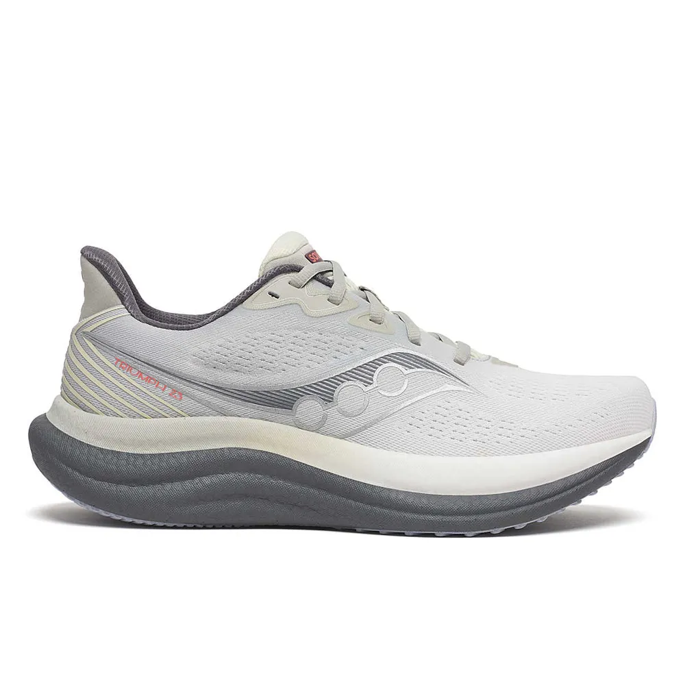 Saucony Triumph 23 Mens Road Running Shoe - Grey Shadow 8.5 UK