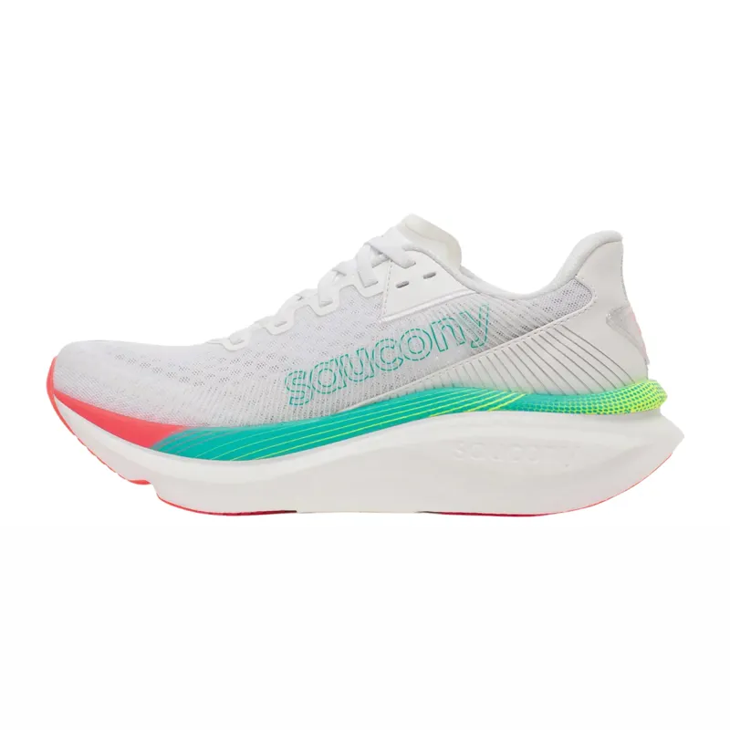 Saucony Endorphin Azura Womens Road Running Shoe - White Multi-3