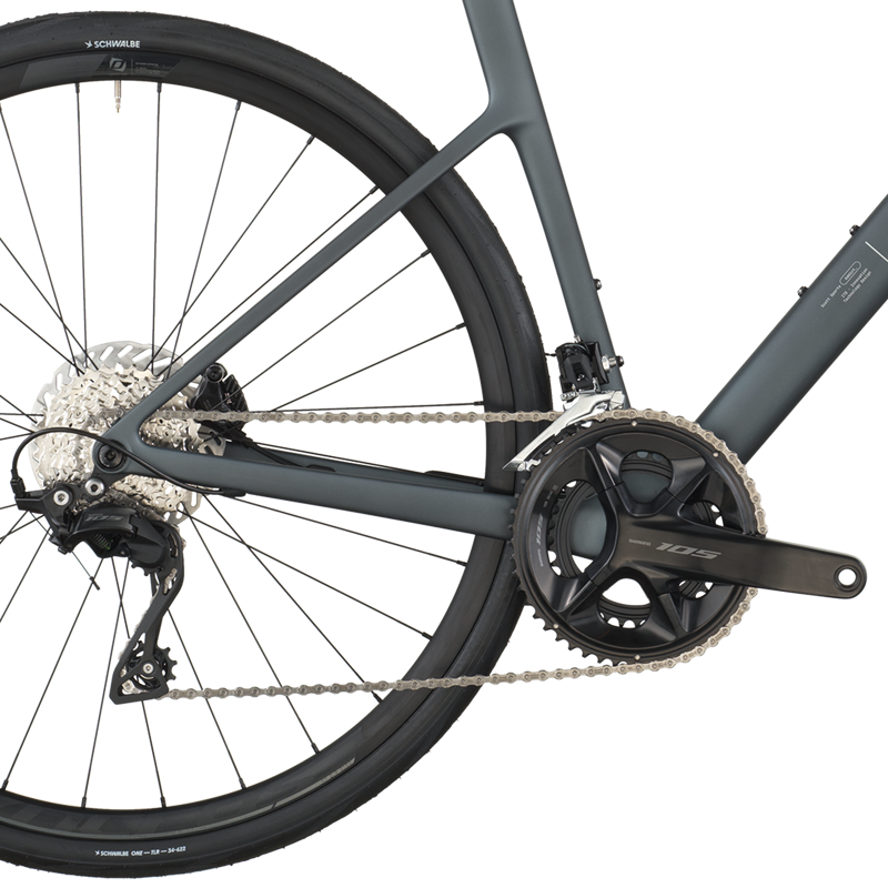 Scott Addict 50 Carbon Road Bike in Carbon Grey-3