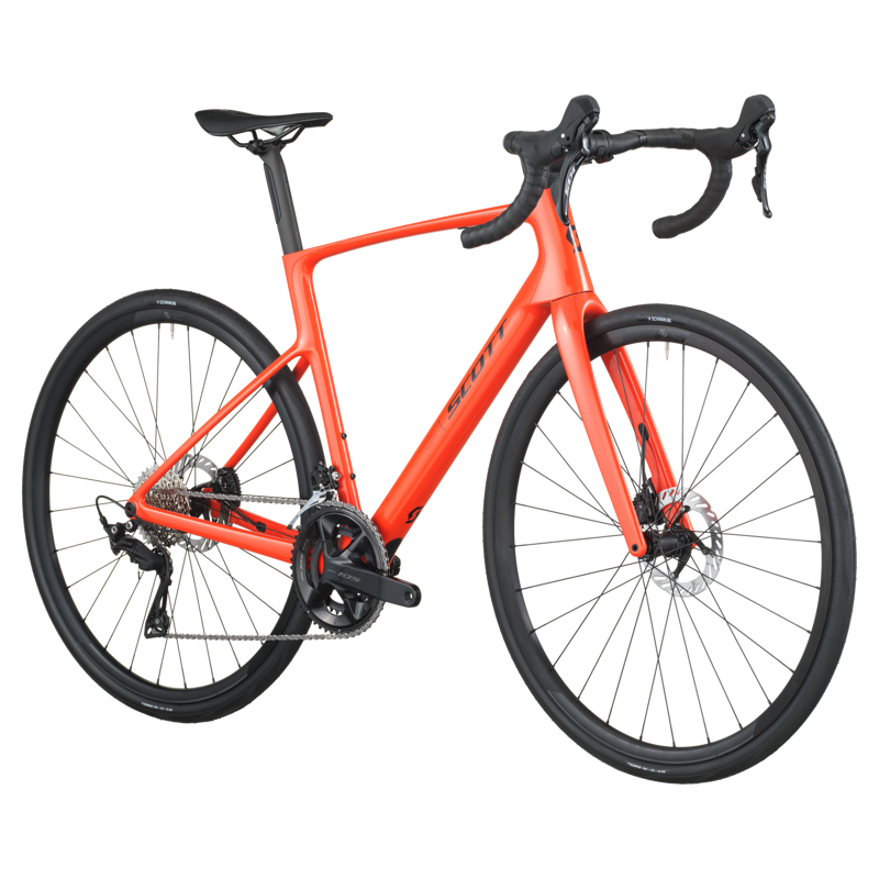 Scott Addict 50 Carbon Road Bike in Flame Orange-1