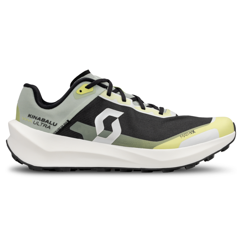 Scott Kinabalu Ultra Trail Running Shoe Acid Yellow Spray Grey-2