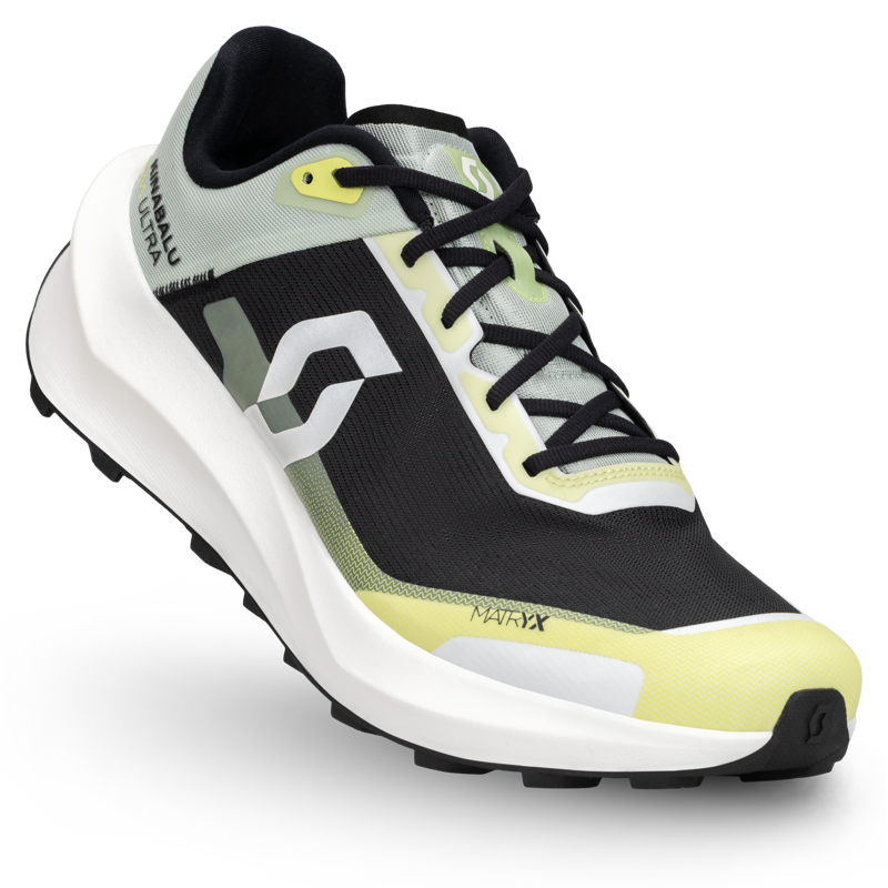Scott Kinabalu Ultra Trail Running Shoe Acid Yellow Spray Grey