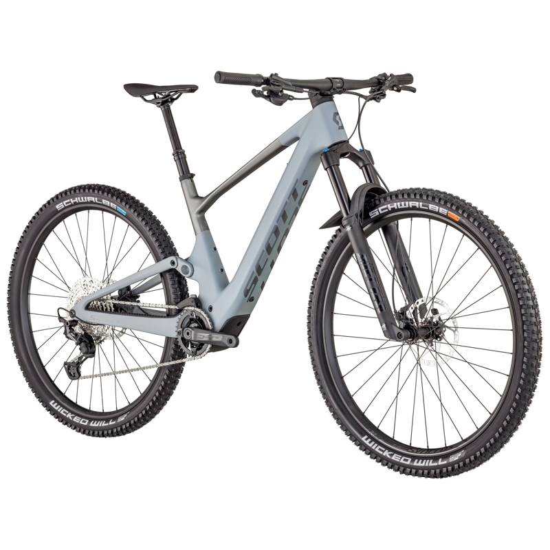 2025 Scott Lumen eRide 910 Lightweight Electric Mountain Bike - Grey Green-1