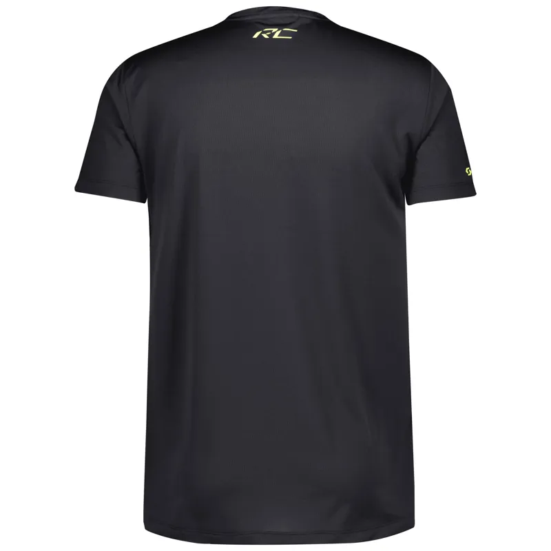 Scott RC Run Team SS Running Tee Black Yellow-1