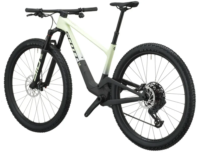 2027 Scott Spark RC Team Mountain Bike - Cream Green Carbon Black-5