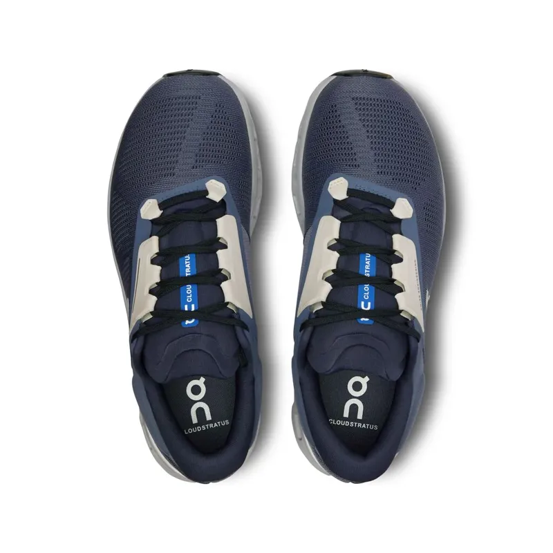 On Cloudstratus 3 Road Running Shoes - Metal Glacier-1