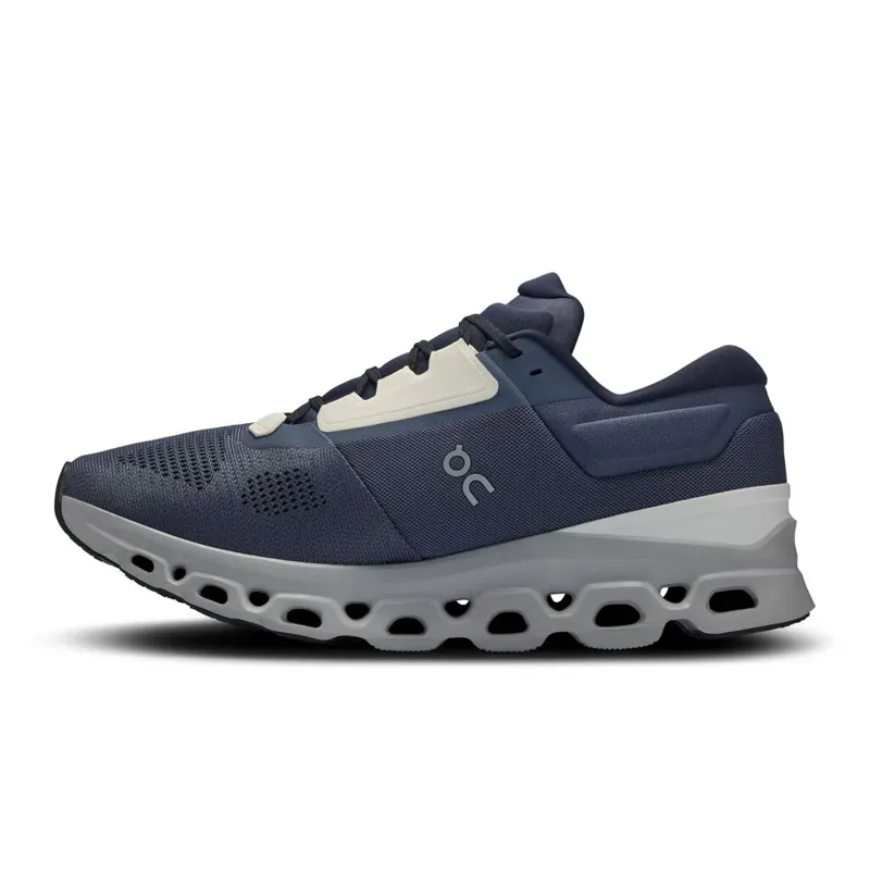 On Cloudstratus 3 Road Running Shoes - Metal Glacier-4