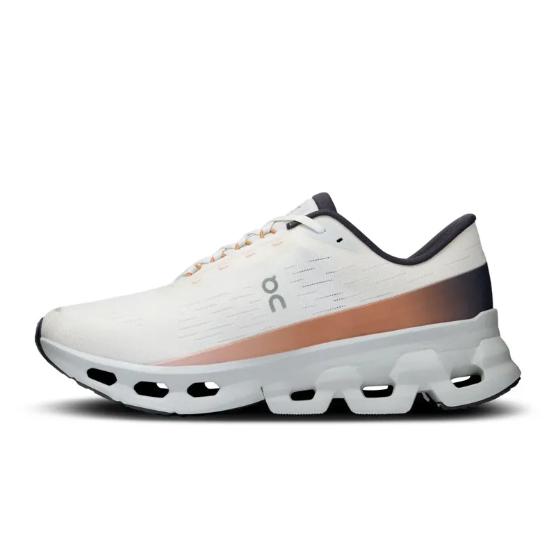 On Cloudspark Womens Road Running Shoes - Ivory Glacier-4