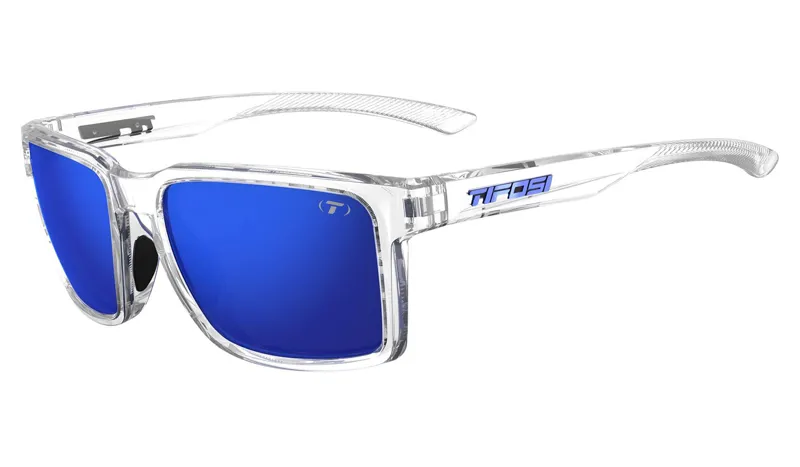 Tifosi Sylo Sunglasses Medium/Large - Cobalt Blue Mirror Crystal Clear