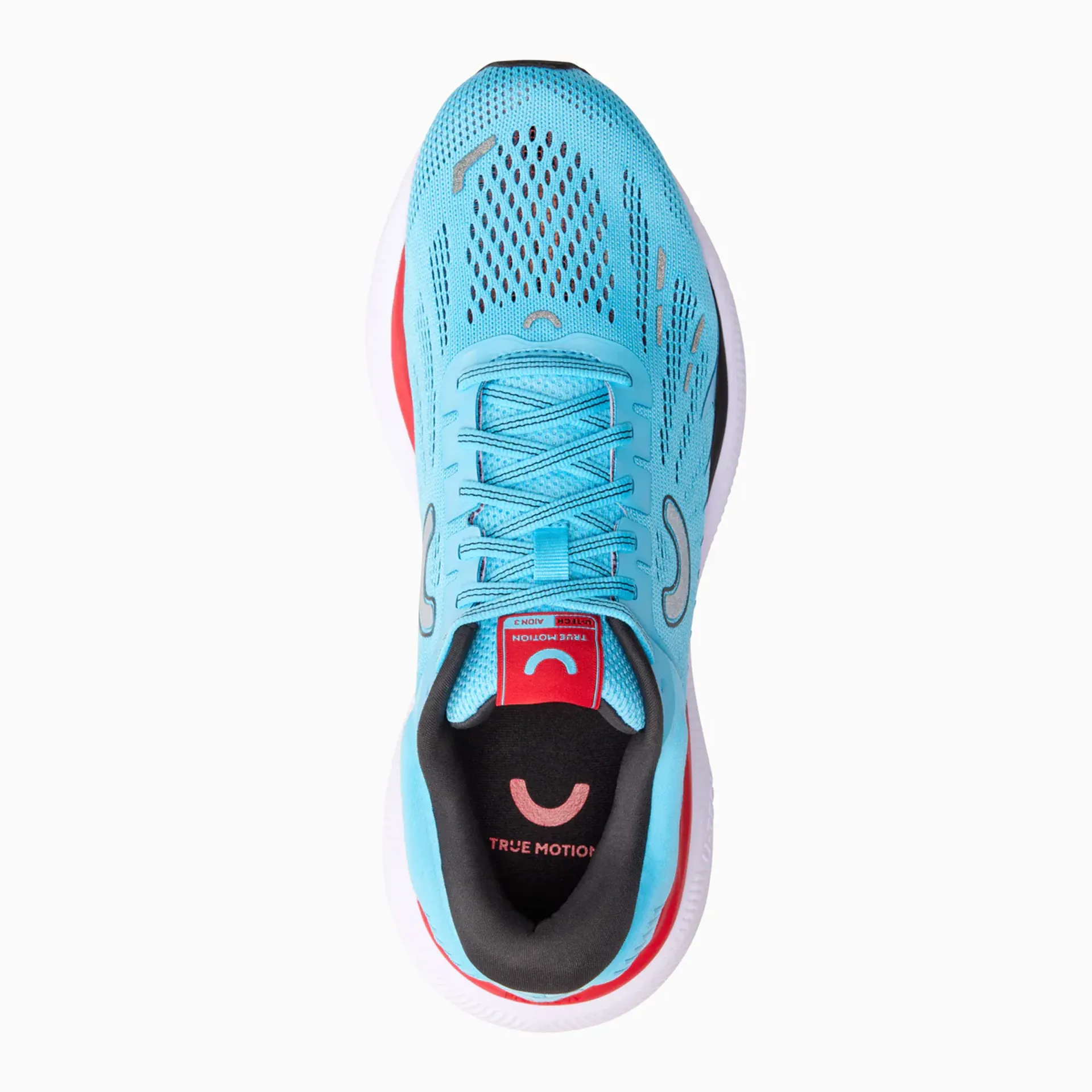 True Motion Aion 3 Road Running Shoes Black Princess Blue