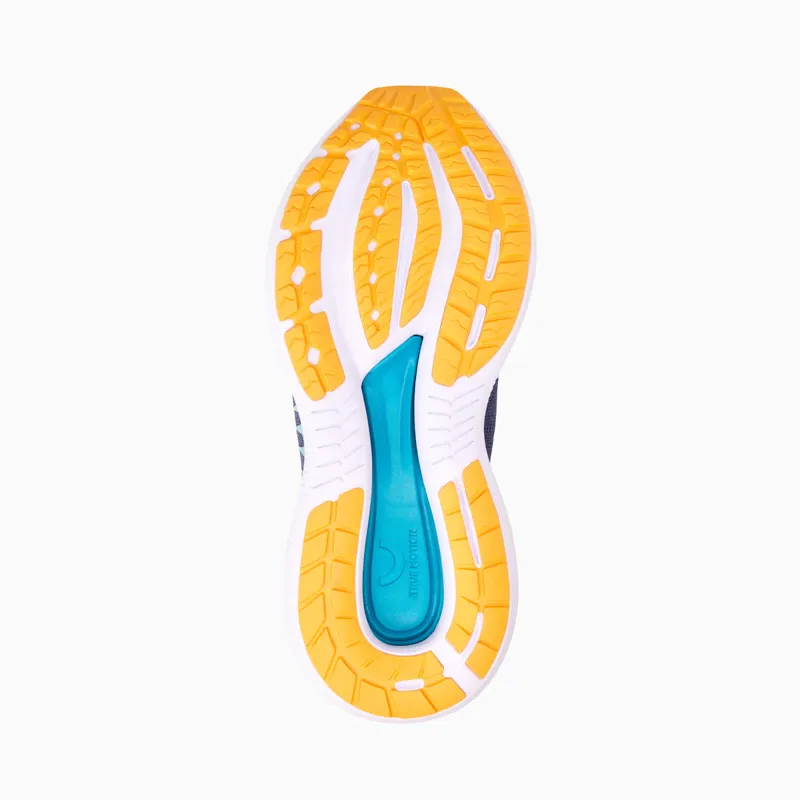 True Motion U-TECH Aion 3 Womens Road Running Shoes - Blue Bluebird Orange-1