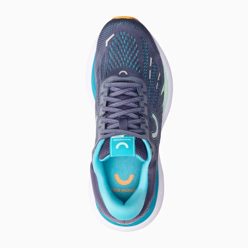 True Motion U-TECH Aion 3 Womens Road Running Shoes - Blue Bluebird Orange-3