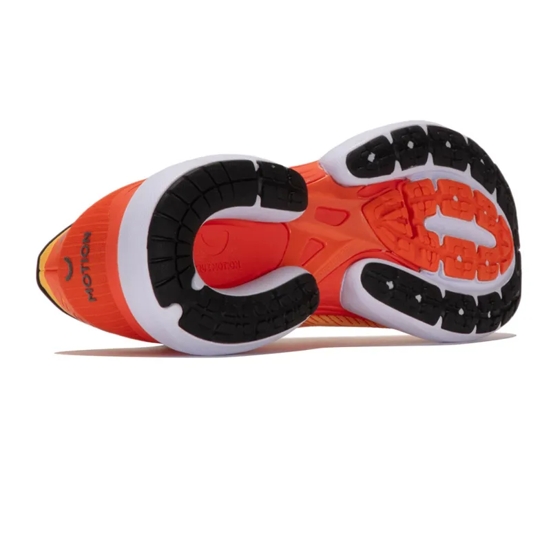 True Motion U-Tech Nevos 3 Mens Road Running Shoes - Radiant Yellow Red Orange Black-2