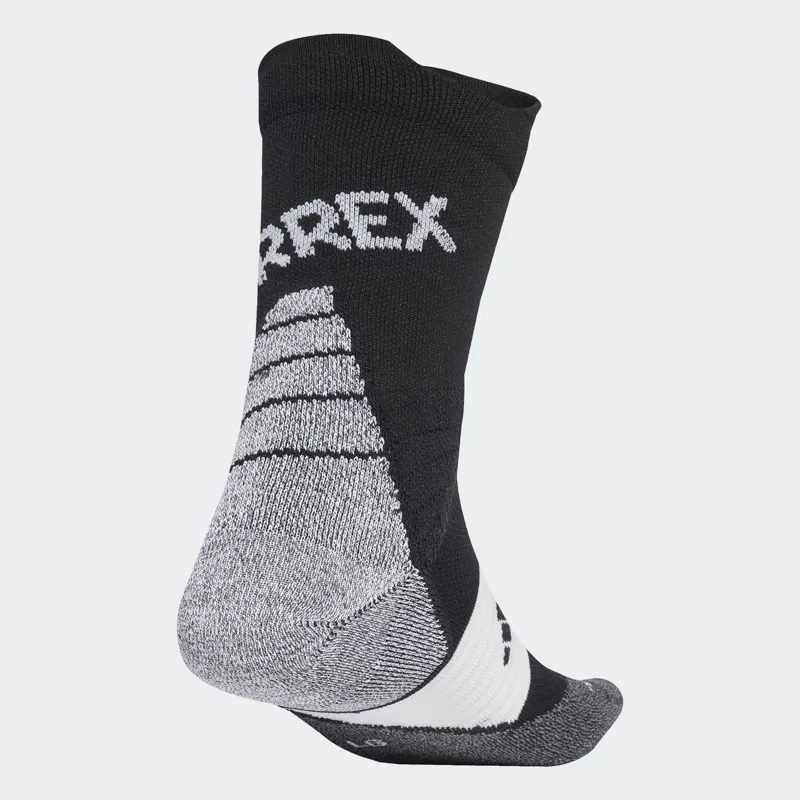Terrex Xperior Trail Crew Socks Black White-1