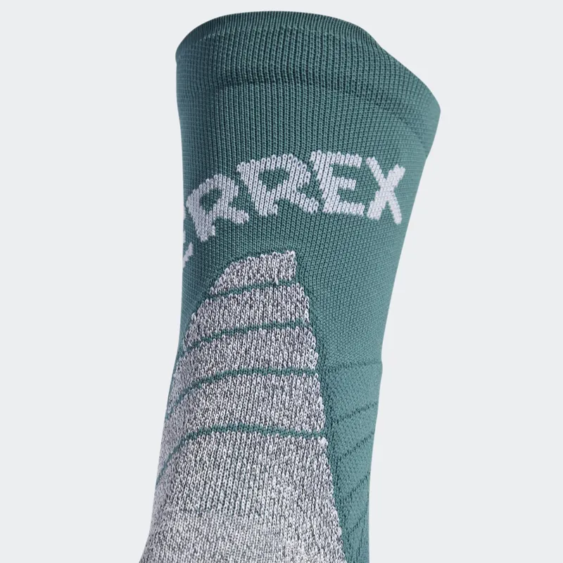 Terrex Xperior Trail Crew Running Sock Green-3