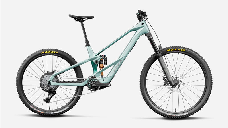 2027 Orbea Wild Lt M20 Smooth Silver Matt - Escape Green C View Gloss