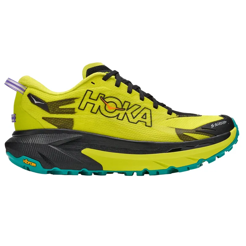 Hoka Mafate 5 Mens Trail Running Shoes - Black Hoka Citrus