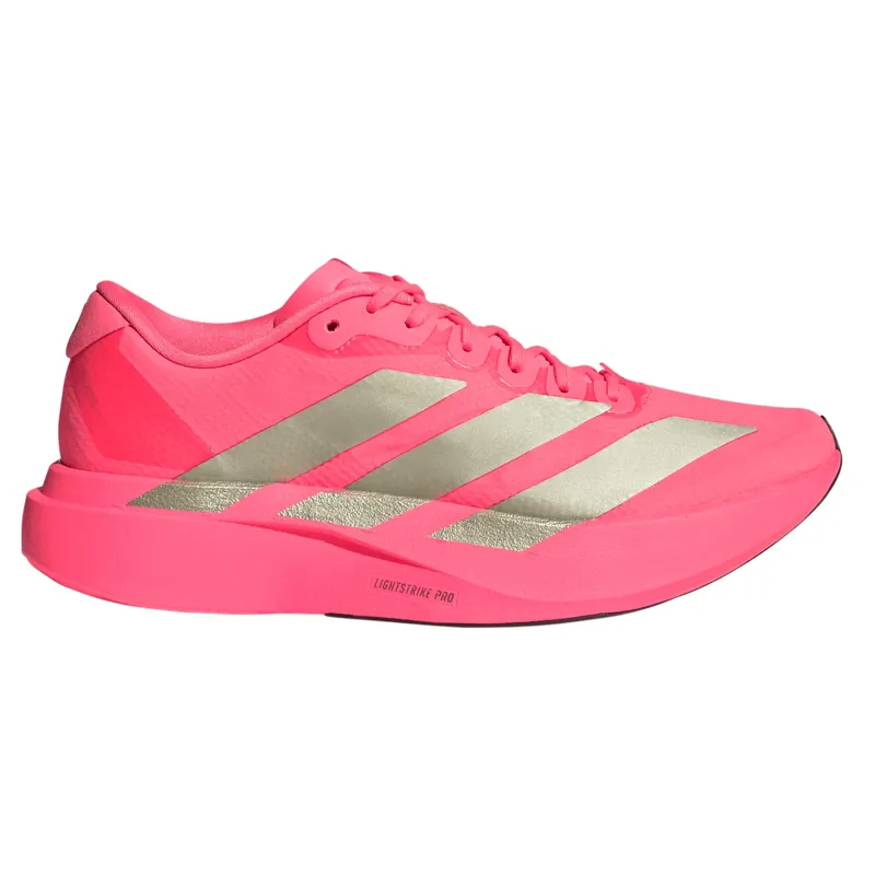 Adidas Adizero Evo SL Woven Womens Road Running Shoes - Solar Turbo Core Black Carbon