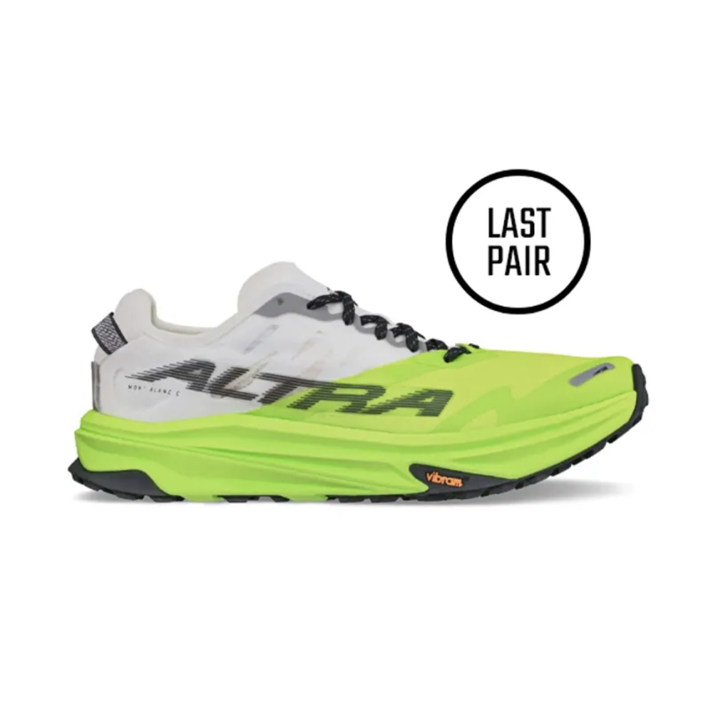 Altra Mont Blanc Carbon Trail Running Shoes - White Lime - UK11