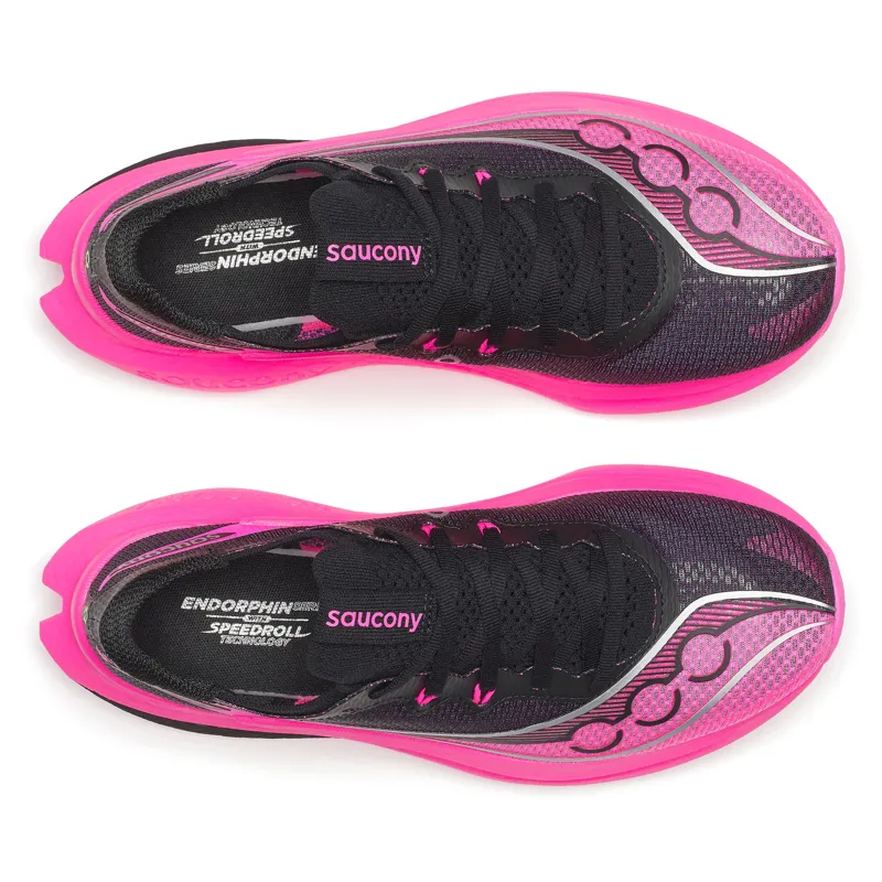 Saucony Endorphin Pro 5 Women's Road Running Shoe - Black Shock-3
