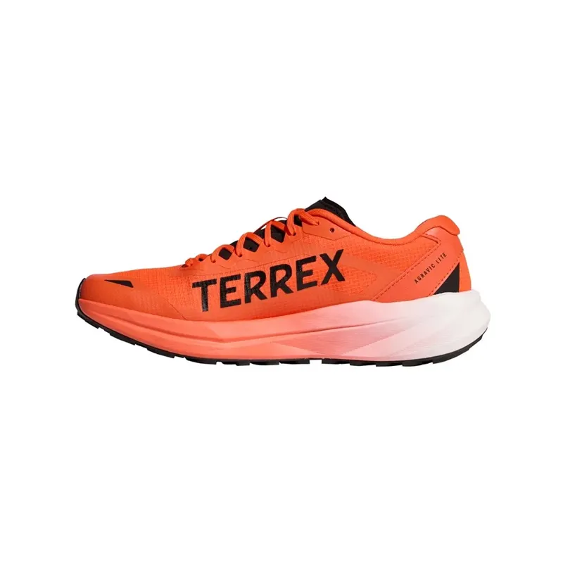 Adidas Terrex Agravic Lite Mens Trail Running Shoes - Orange Black-6