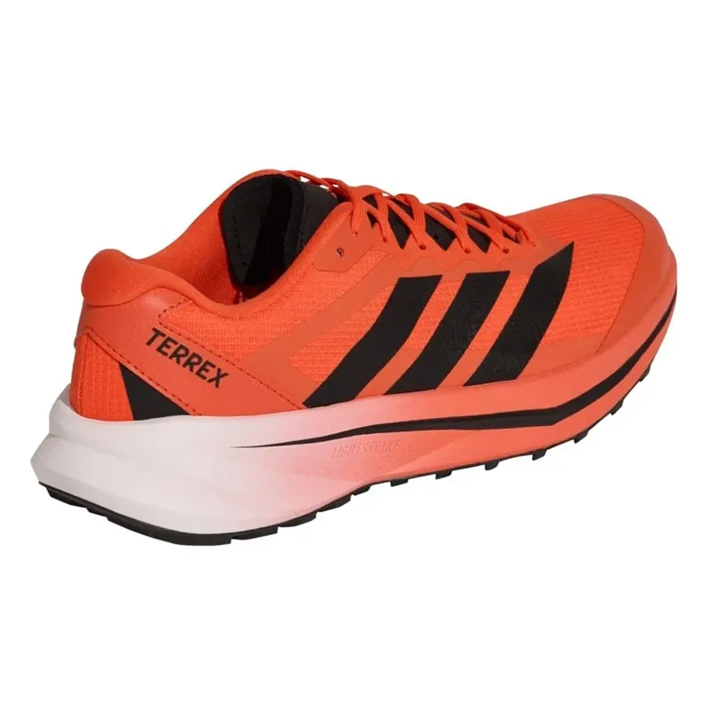 Adidas Terrex Agravic Lite Mens Trail Running Shoes - Orange Black-2