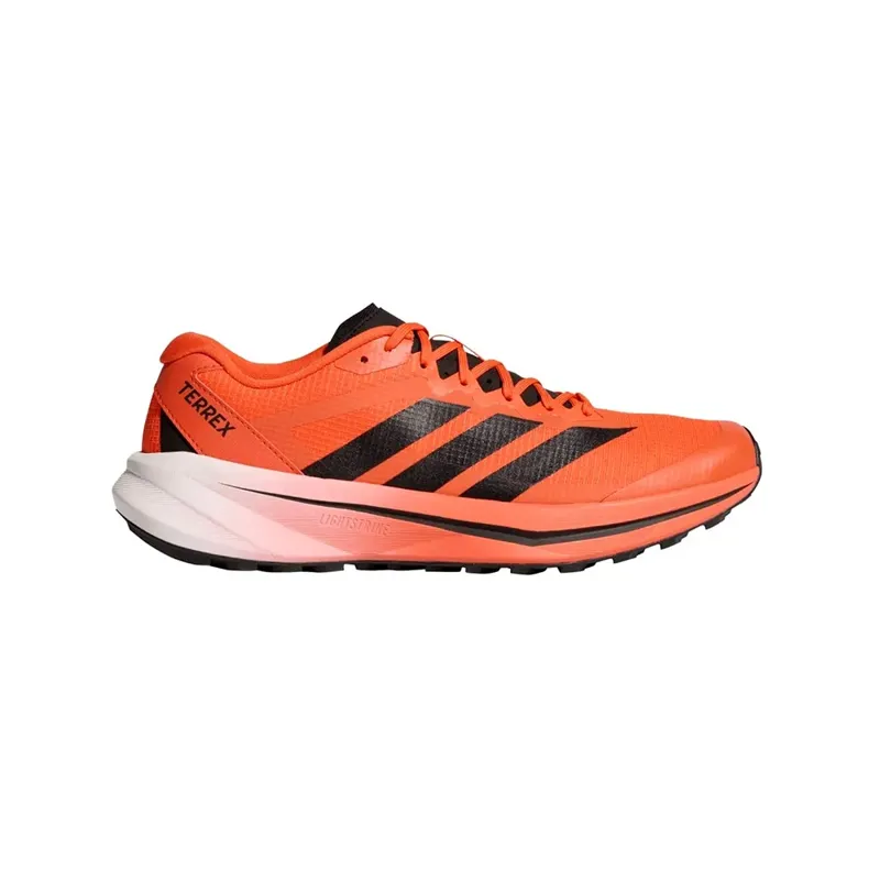 Adidas Terrex Agravic Lite Mens Trail Running Shoes - Orange Black
