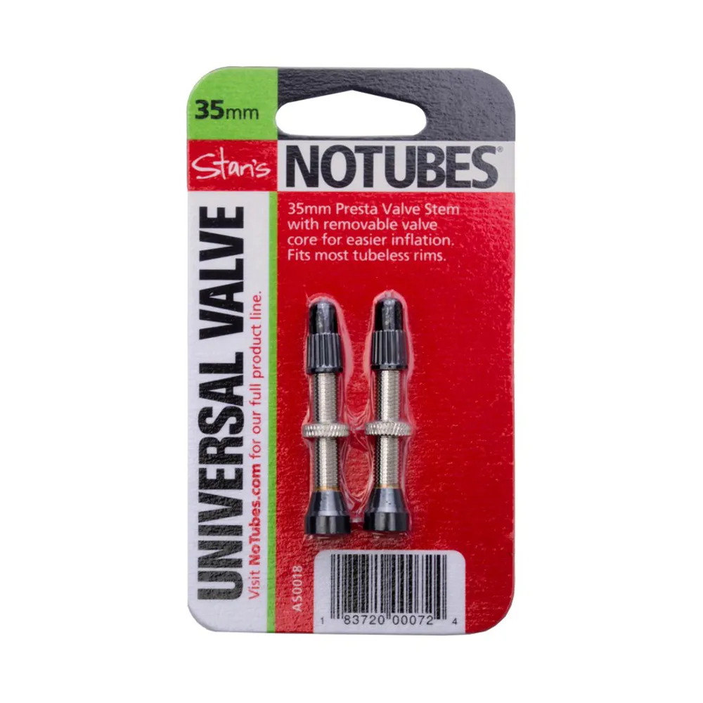 Stans No Tubes Universal MTB Tubeless Valve Pair