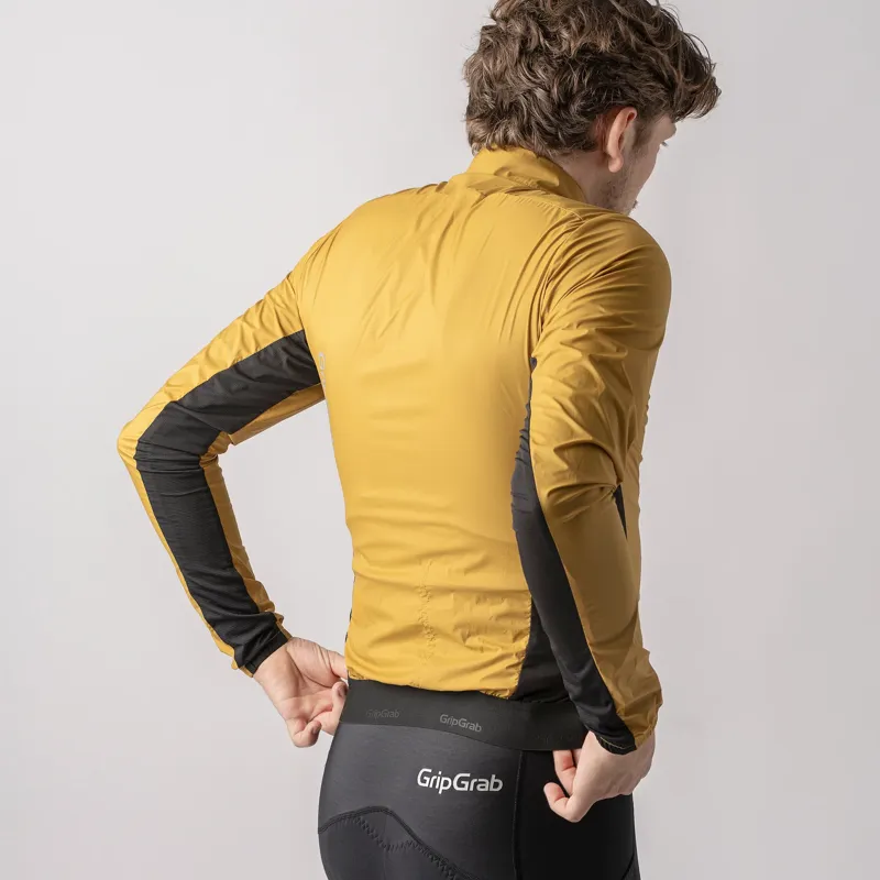 GripGrab PACR Windproof Lightweight Jacket - Mustard Yellow - Large-3