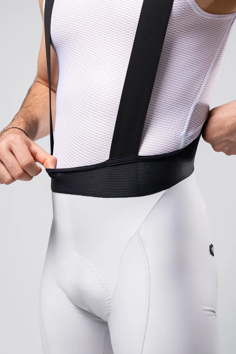 Gobik Absolute Print Bib Shorts - Empire Grey - Large-4