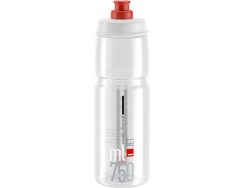 Elite Jet Biodegradable Water Bottle - Clear Red