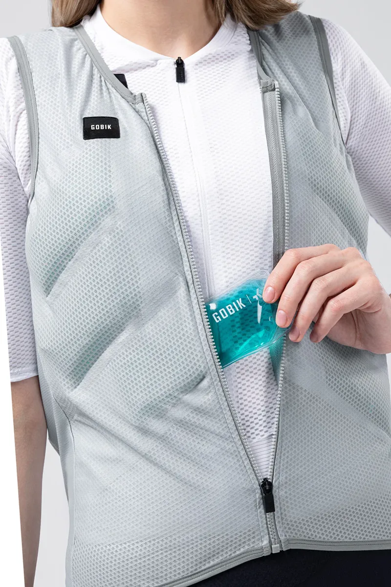 Gobik Unisex Iceflow Cooling Vest - Quarry Grey-3