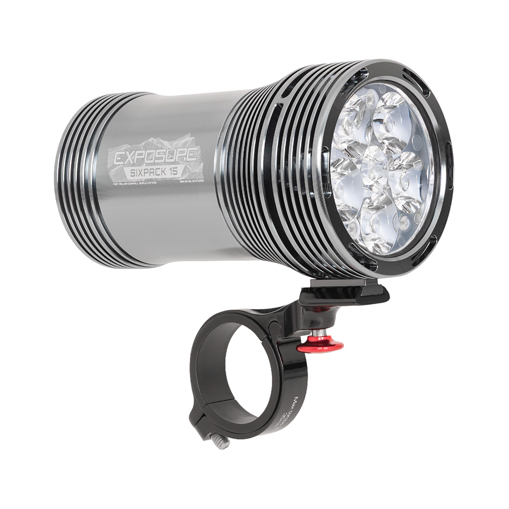 Exposure Six Pack MK15 Front Light - Gun Metal Black