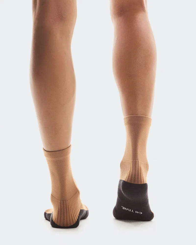 On Running Unisex Trail Sock High 2 Pair Pack - Black Sphinx-2