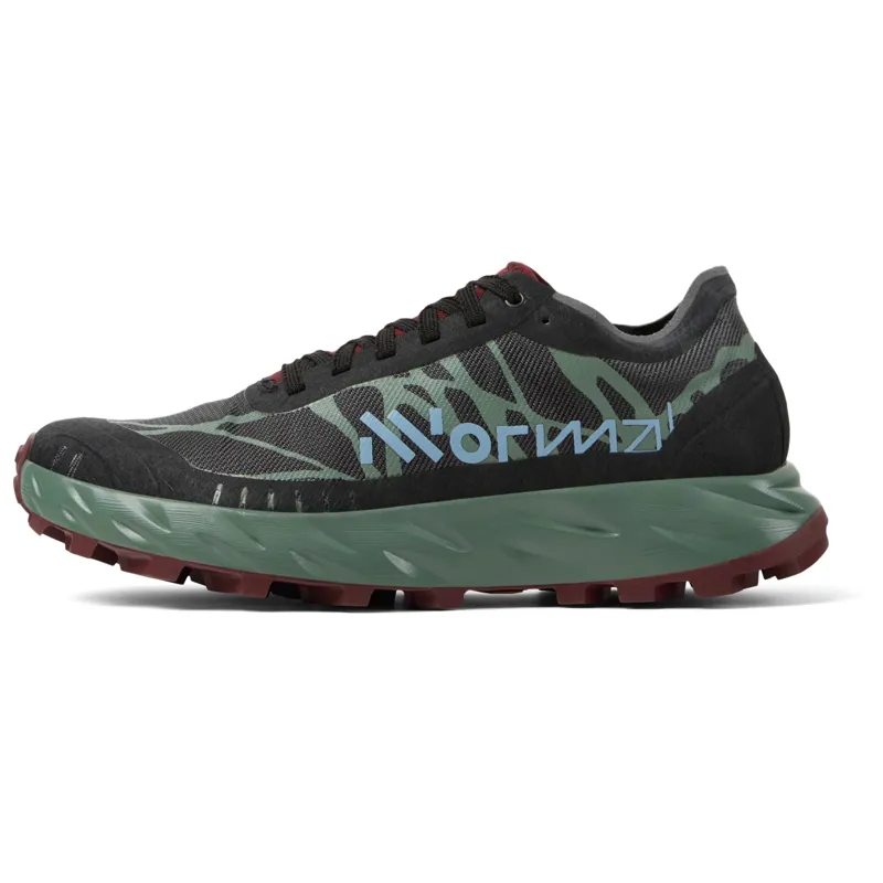 Nnormal Kjerag Brut Trail Running Shoes - Red Green-4